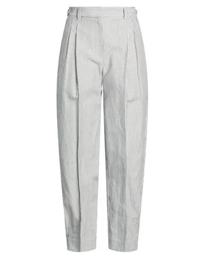 Brunello Cucinelli Woman Pants White Size 14 Cotton, Linen