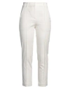 Brunello Cucinelli Woman Pants White Size 2 Cotton, Elastane, Brass