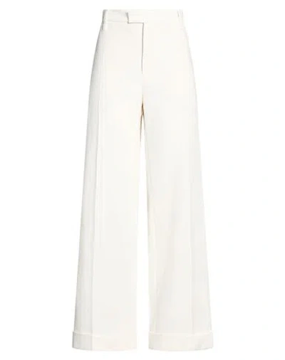Brunello Cucinelli Woman Pants White Size 4 Cotton, Linen, Brass