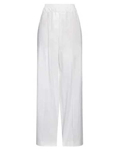 Brunello Cucinelli Woman Pants White Size 6 Cotton