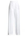 Brunello Cucinelli Woman Pants White Size 6 Cotton In White