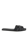 Brunello Cucinelli Woman Sandals Black Size 9 Leather