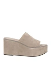 Brunello Cucinelli Woman Sandals Grey Size 10 Leather