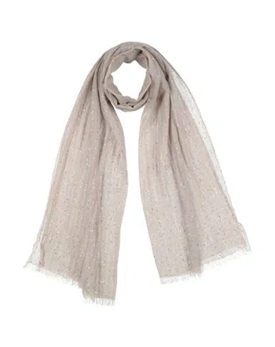 Brunello Cucinelli Woman Scarf Beige Size - Cashmere, Silk, Polyamide In Beige