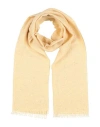 Brunello Cucinelli Woman Scarf Beige Size - Cashmere, Silk In Sand