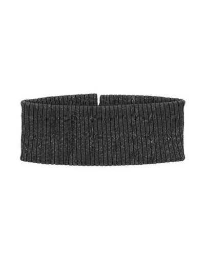 Brunello Cucinelli Solid Colour Scarves In Black