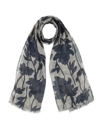 Brunello Cucinelli Woman Scarf Blue Size - Linen