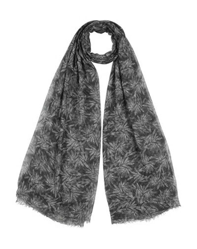 Brunello Cucinelli Woman Scarf Charcoal Size - Cashmere In Gray