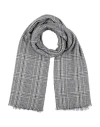Brunello Cucinelli Woman Scarf Grey Size - Cashmere, Virgin Wool, Polyamide, Alpaca Wool, Metallic F In Grey
