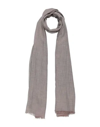 Brunello Cucinelli Woman Scarf Grey Size - Cashmere, Viscose, Polyester