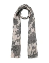 Brunello Cucinelli Woman Scarf Grey Size - Linen In Grey