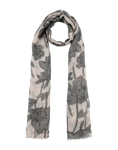 Brunello Cucinelli Woman Scarf Grey Size - Linen