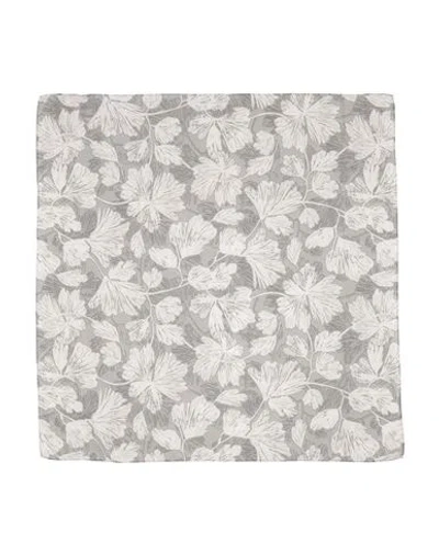 Brunello Cucinelli Woman Scarf Grey Size - Silk In Grey