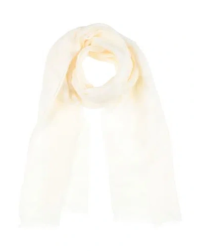Brunello Cucinelli Woman Scarf Ivory Size - Linen In White