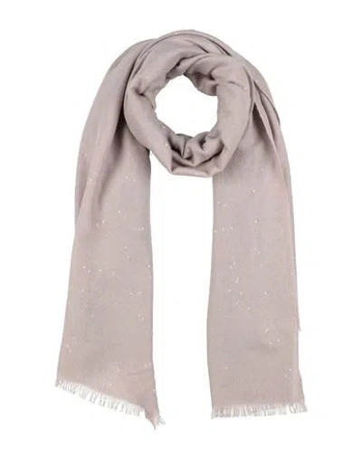 Brunello Cucinelli Woman Scarf Light Brown Size - Cashmere, Silk, Polyamide In Beige