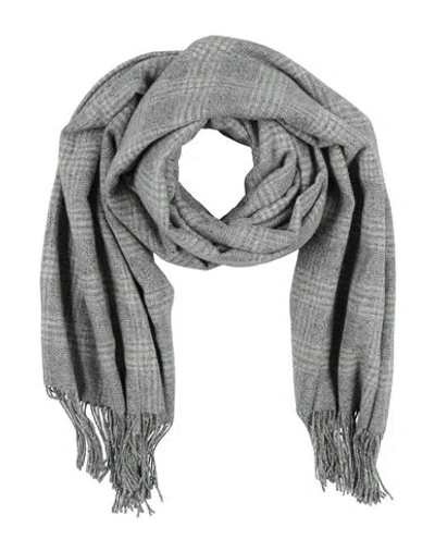 Brunello Cucinelli Woman Scarf Light Grey Size - Silk, Wool, Viscose, Polyester, Cashmere In Gray
