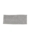 Brunello Cucinelli Solid Colour Scarves In Grey