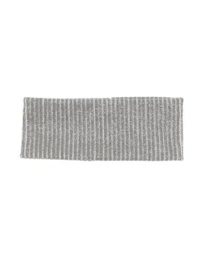 Brunello Cucinelli Solid Colour Scarves In Gray