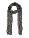 Brunello Cucinelli Woman Scarf Military Green Size - Cashmere In Gray