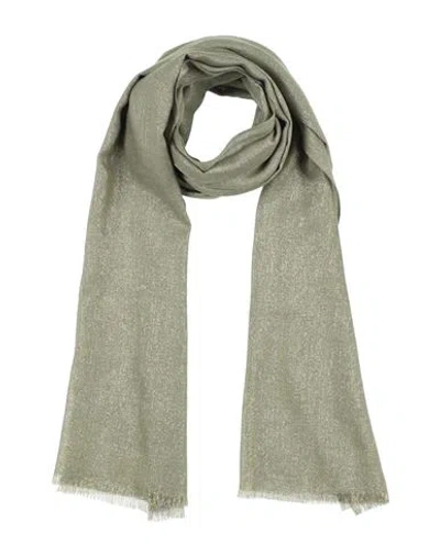 Brunello Cucinelli Woman Scarf Military Green Size - Cashmere, Silk, Polyamide