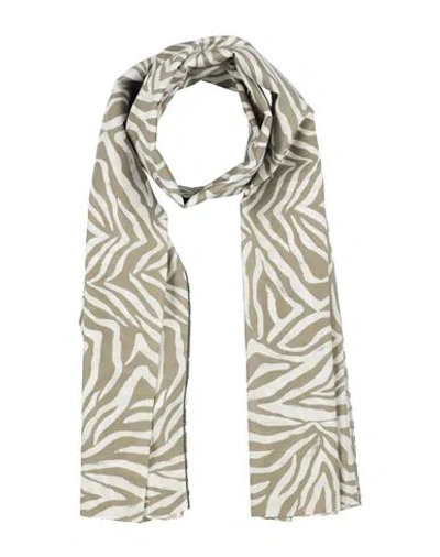 Brunello Cucinelli Woman Scarf Sage Green Size - Cotton, Silk