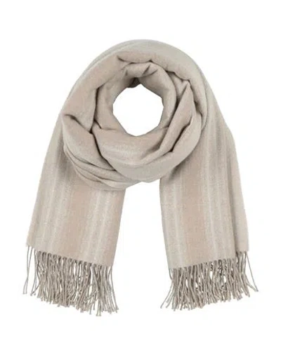 Brunello Cucinelli Woman Scarf Sand Size - Cashmere, Viscose, Silk, Polyester, Polyamide In Gray