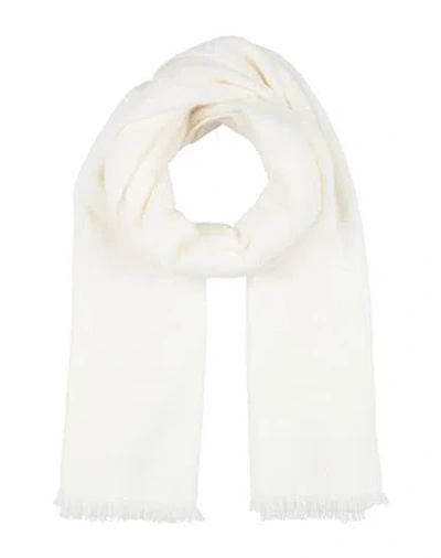 Brunello Cucinelli Woman Scarf White Size - Cashmere, Silk, Polyester