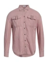 Brunello Cucinelli Woman Shirt Antique Rose Size Xl Linen, Cotton In Pink