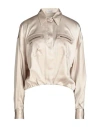 Brunello Cucinelli Woman Shirt Beige Size Xs Silk, Elastane