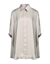 Brunello Cucinelli Woman Shirt Beige Size L Polyester