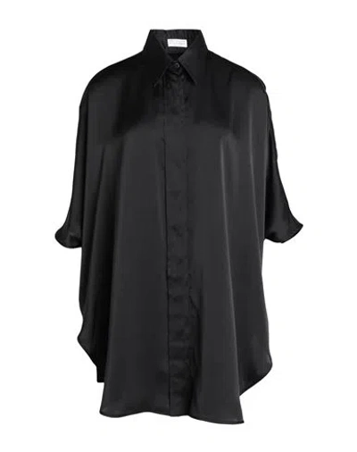 Brunello Cucinelli Woman Shirt Black Size M Polyester In Black