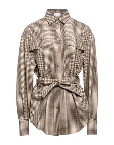 Brunello Cucinelli Woman Shirt Brown Size Xs Virgin Wool