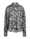 Brunello Cucinelli Silk Shirts Blouses In Multi