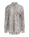 Brunello Cucinelli Shirts In Grey