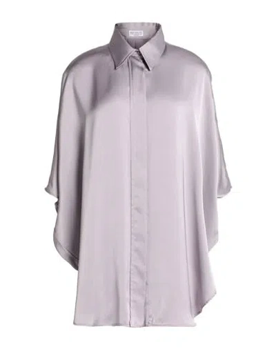 Brunello Cucinelli Woman Shirt Lilac Size 3xl Polyester In Purple