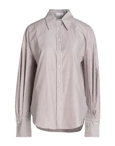 Brunello Cucinelli Woman Shirt Mauve Size Xs Cotton, Polyamide, Polyester In Purple