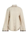 Brunello Cucinelli Solid Colour Shirts Blouses In Neutral