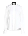 Brunello Cucinelli Woman Shirt White Size M Cotton, Polyamide, Elastane