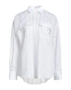 Brunello Cucinelli Striped Long-sleeve Shirt In White