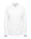 Brunello Cucinelli Solid Colour Shirts In White