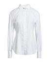 Brunello Cucinelli Striped Button-up Shirt In White