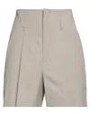 Brunello Cucinelli Woman Shorts & Bermuda Shorts Beige Size 6 Cotton, Elastane In Beige