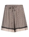 Brunello Cucinelli Gonne Skirt In Beige