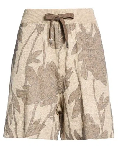 Brunello Cucinelli Woman Shorts & Bermuda Shorts Beige Size Xxs Linen, Silk