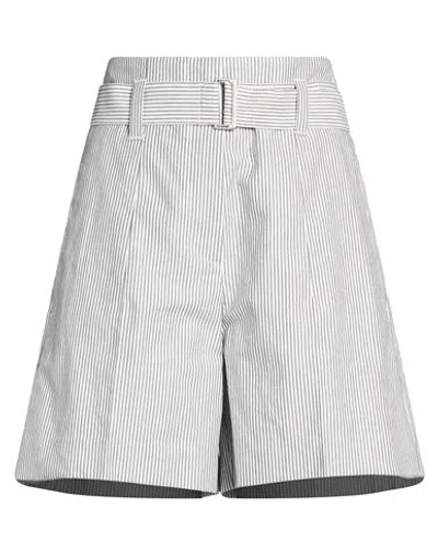 Brunello Cucinelli Woman Shorts & Bermuda Shorts Black Size 6 Cotton, Linen