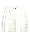 Brunello Cucinelli Woman Shorts & Bermuda Shorts Ivory Size S Viscose, Silk In White