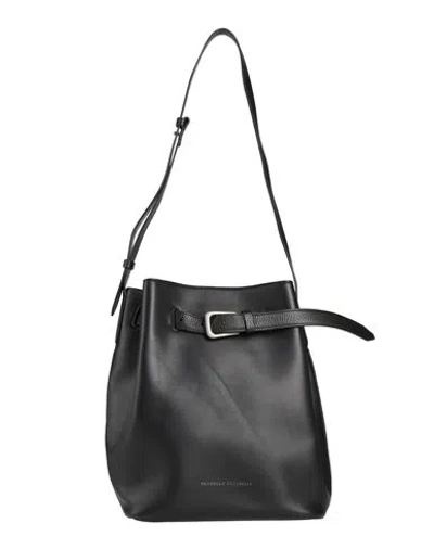 Brunello Cucinelli Woman Shoulder Bag Black Size - Leather