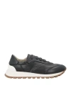 Brunello Cucinelli Woman Sneakers Black Size 7 Leather