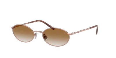 Brunello Cucinelli Womens Pink Bc2006st Oval-frame Titanium Sunglasses In Multi