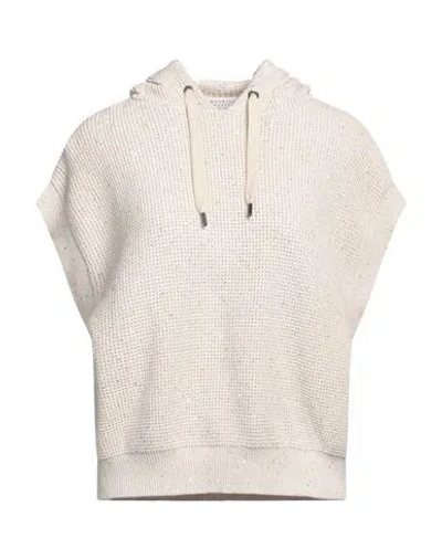Brunello Cucinelli Woman Sweater Beige Size S Cotton, Polyester, Brass